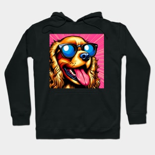 Dog Wearing Sunglasses Hoodie